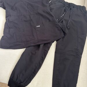 Grey's Anatomy Black Jogger Scrubs